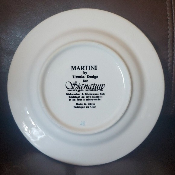 Ursula Dodge Porcelain appetizer plates set of 6 - Picture 5 of 16